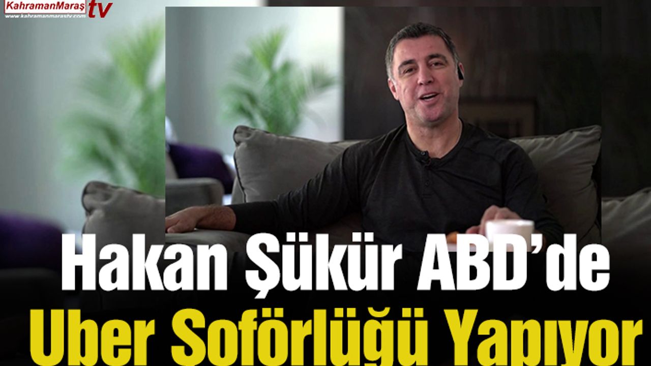 Hakan Şükür ABD’de Uber Şoförlüğü Yapıyor