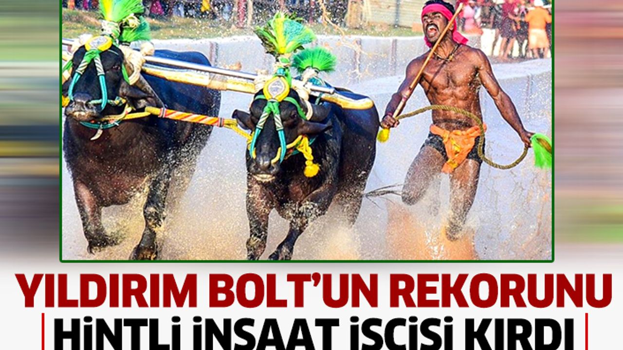 Yıldırım Bolt’un rekorunu Hintli inşaat işçisi kırdı