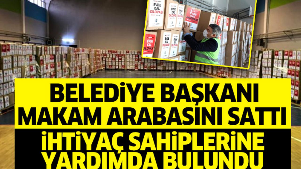 Dilovası Belediye Başkanı Makam Arabasını Sattı İhtiyaç Sahiplerine Yardımda Bulundu