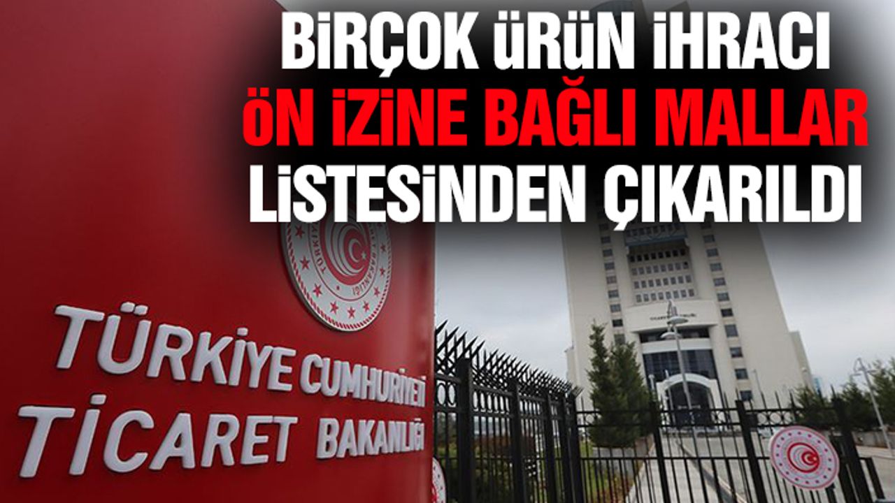 Solunum Cihazının Da İçinde Bulunduğu Birçok Ürün İhracı Ön İzine Bağlı Mallar Listesinden Çıkarıldı