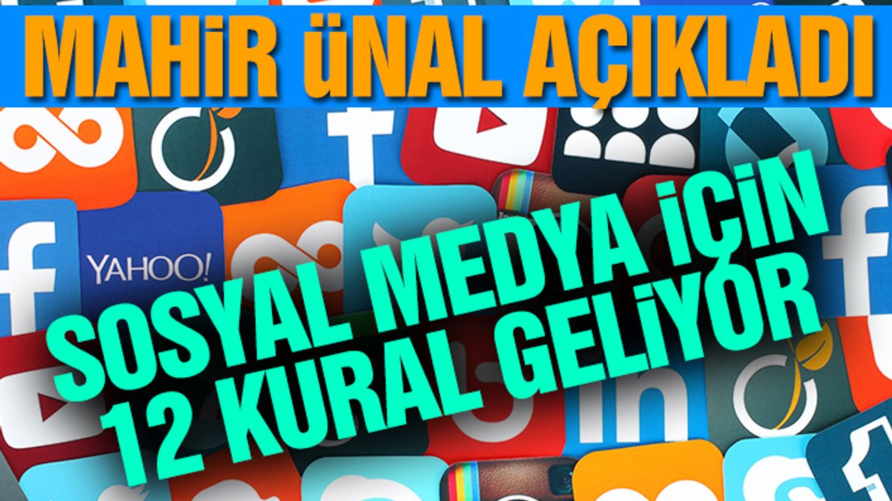Ünal Ak Parti’nin Sosyal Mecralarda ki Etik Kurallarını Açıkladı