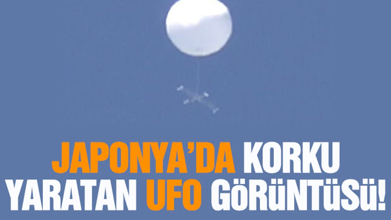 Japonya’da Korku Yaratan UFO Görüntüsü!