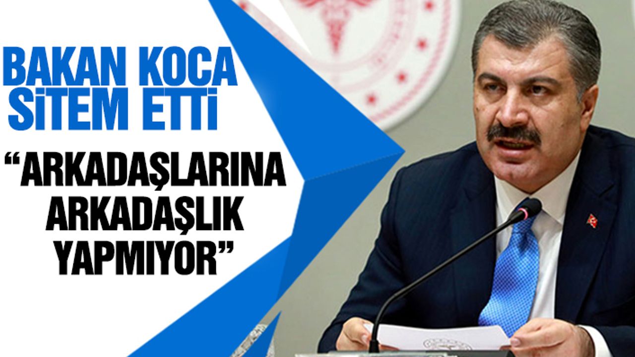 Sağlık Bakanı Koca Asker Uğurlamalarına Tepki Gösterdi