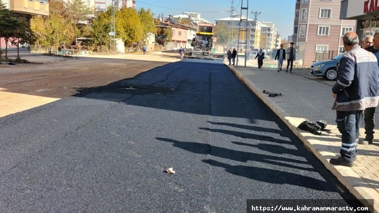 Büyükşehir Afşin’de Ulaşım Yatırımlarını Sürdürüyor