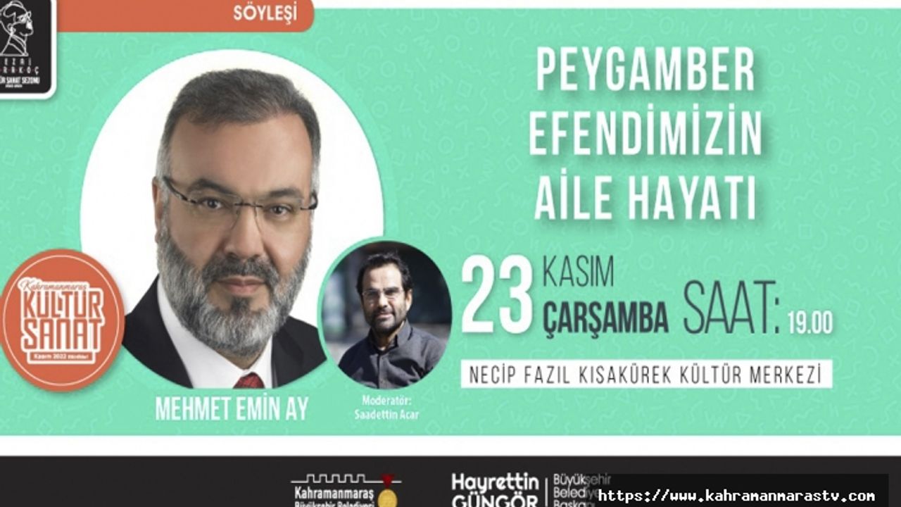 Kahramanmaraş Büyükşehrin Kültür Sanat Etkinlikleri Devam Ediyor