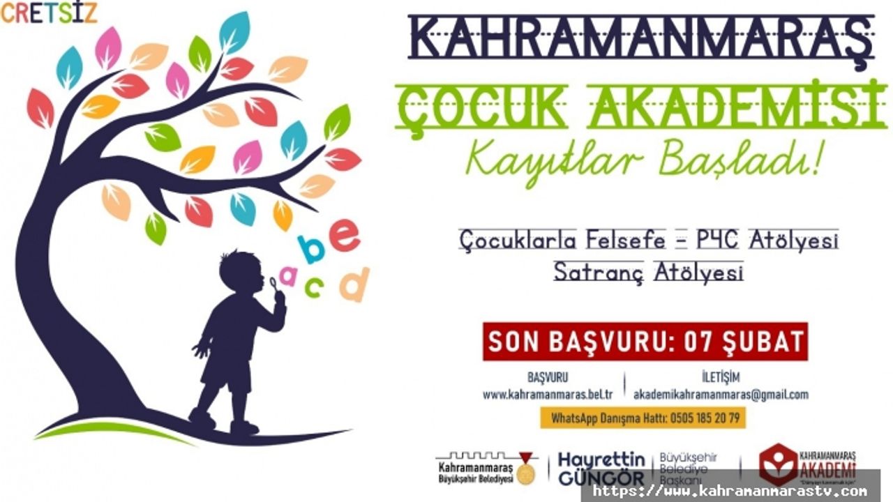 Büyükşehir’in Çocuk Akademisi’nde Yeni Dönem Kayıtları Başladı!