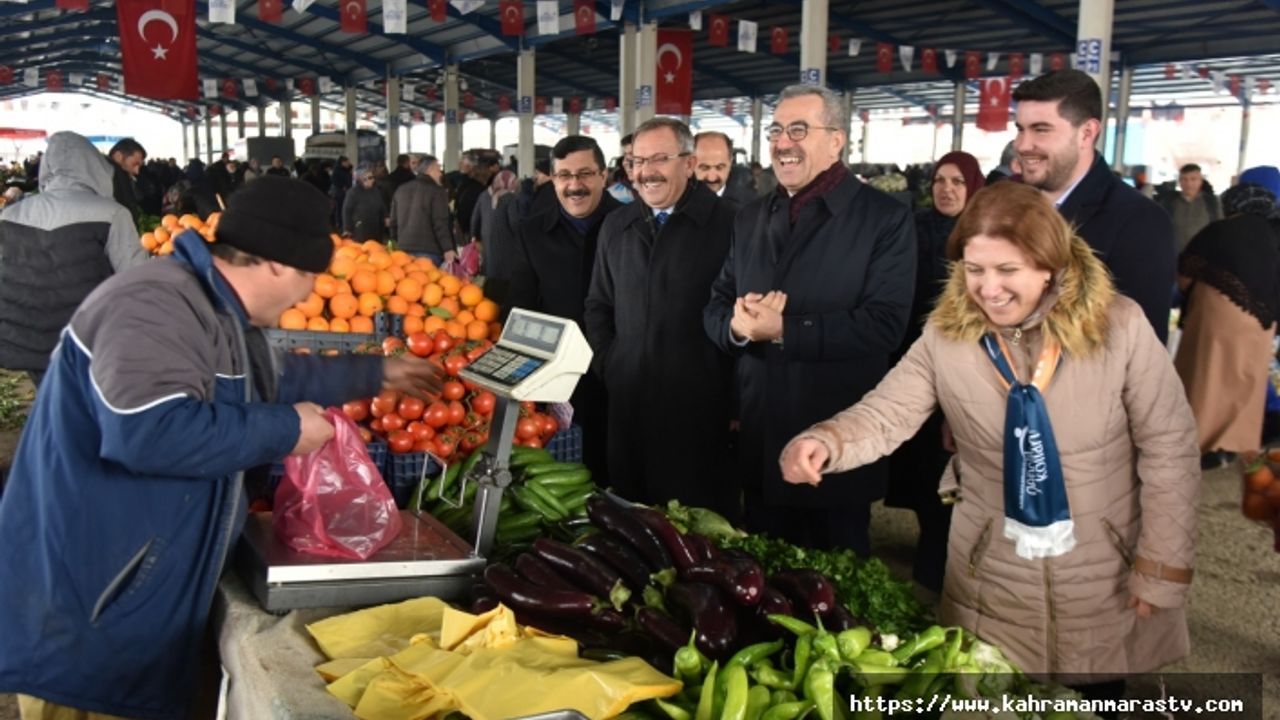 Başkan Güngör Göksun’da Esnaf ve Vatandaşlarla Bir Araya Geldi