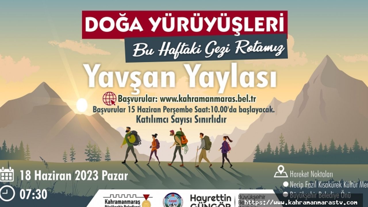 Doğa Tutkunları Yavşan Yaylası’nı Ziyaret Edecek