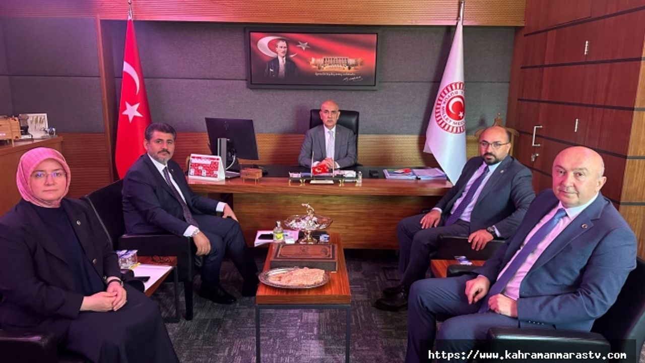 Rektör Yasım Kahramanmaraş Milletvekilleri ile Bir Araya Geldi