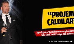 Alper Taşlıalan’dan Kahramanmaraş’ta düzenlenecek "Altın Külah" ödül töreniyle ilgili açıklama! “Projemi çaldılar”