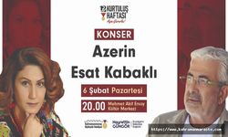 Kurtuluş Haftası’nda Azerin ve Kabaklı Konseri