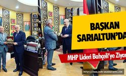 Başkan Sarıaltun’dan MHP Lideri Bahçeli’ye Ziyaret!