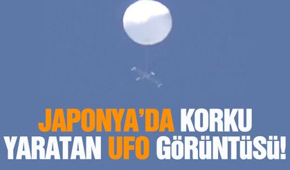 Japonya’da Korku Yaratan UFO Görüntüsü!