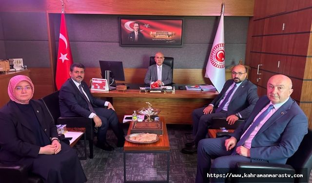 Rektör Yasım Kahramanmaraş Milletvekilleri ile Bir Araya Geldi