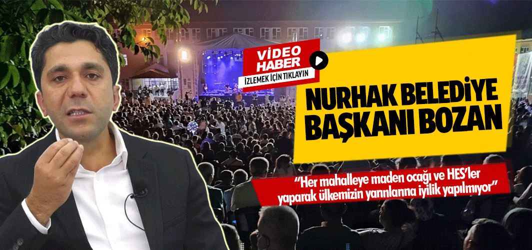 Başkan Bozan, “Her mahalleye maden ocağı ve HES’ler yaparak ülkemizin yarınlarına iyilik yapılmıyor”