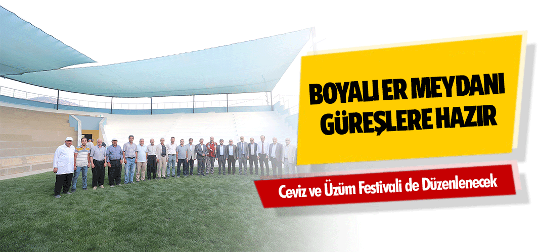 Boyalı Er Meydanı Güreşlere Hazır