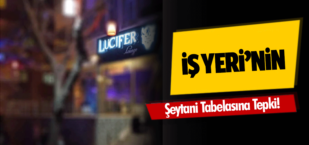 İş Yeri’nin Şeytani Tabelasına Tepki!