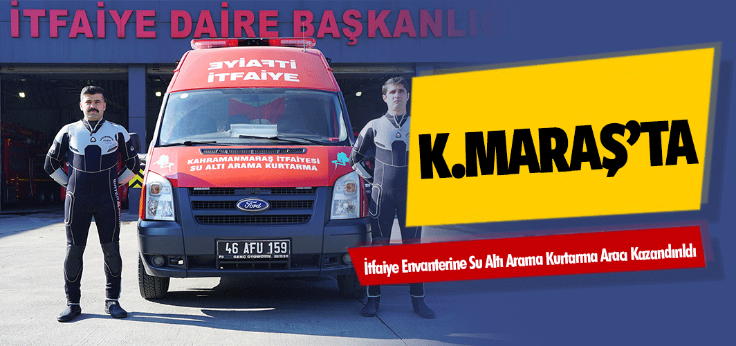 İtfaiye Envanterine Su Altı Arama Kurtarma Aracı Kazandırıldı