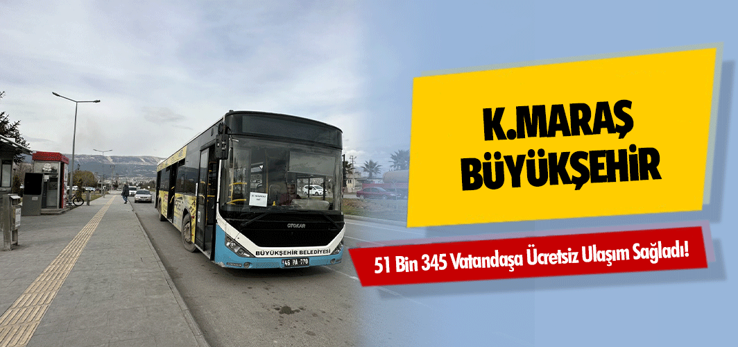 Büyükşehir, Bayramda 51 Bin 345 Vatandaşa Ücretsiz Ulaşım Sağladı